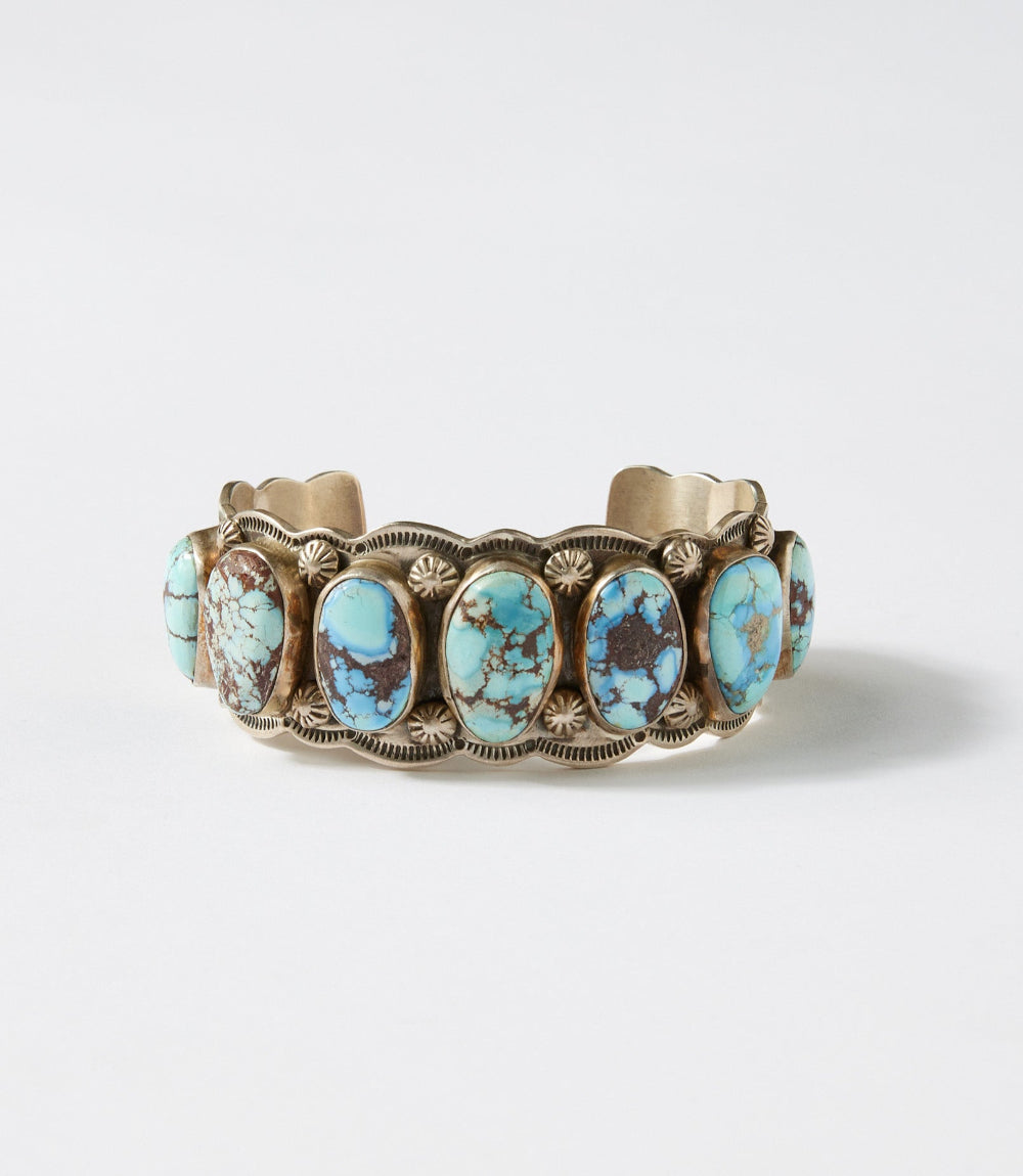 Golden Hill Turquoise Stone Cuff Bracelet