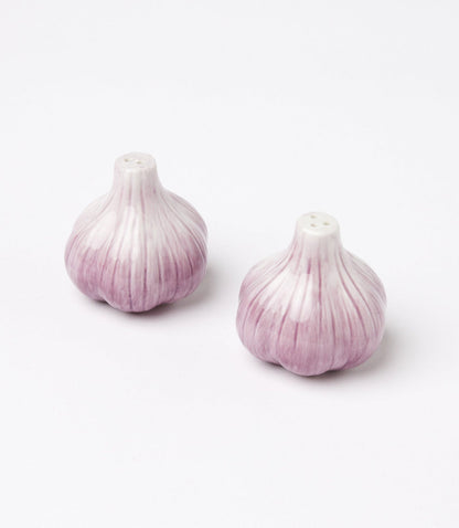 Garlic Salt And Pepper Shaker Set