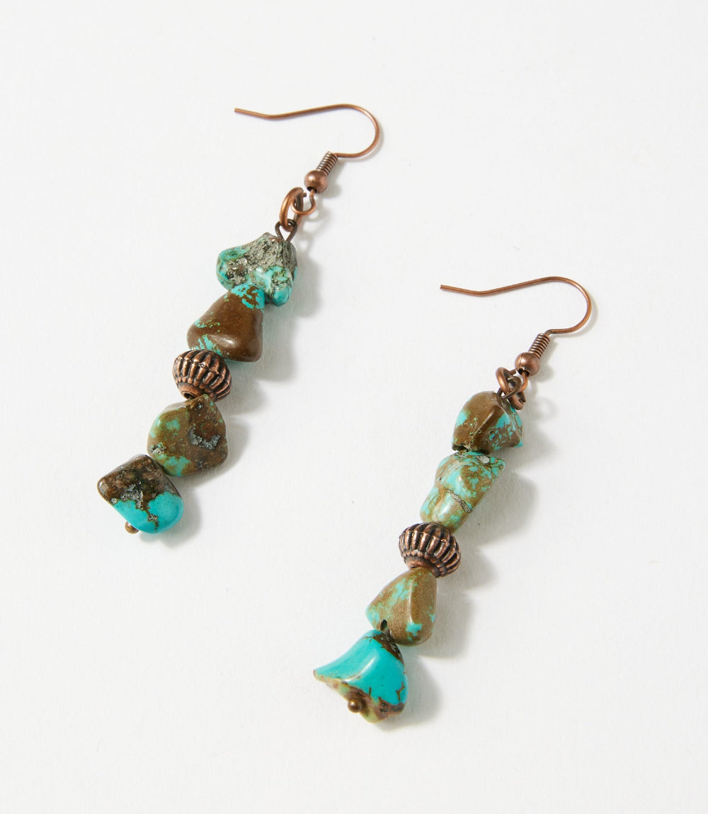 Stacked Turquoise Earrings