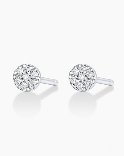 14K Diamond Pavé Studs