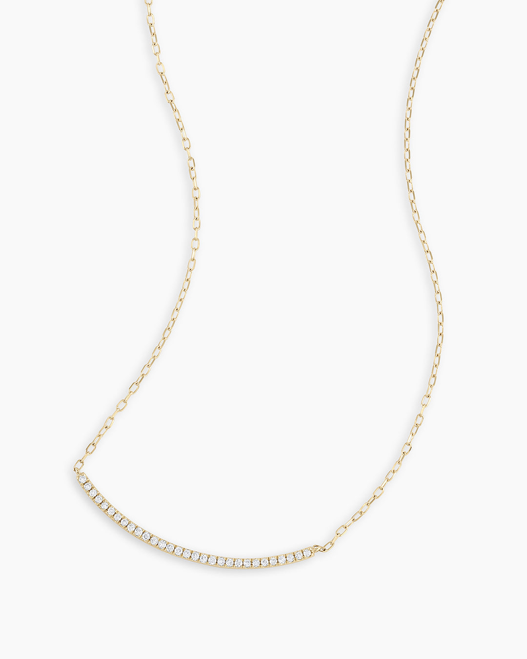 14K Diamond Taner Bar Necklace