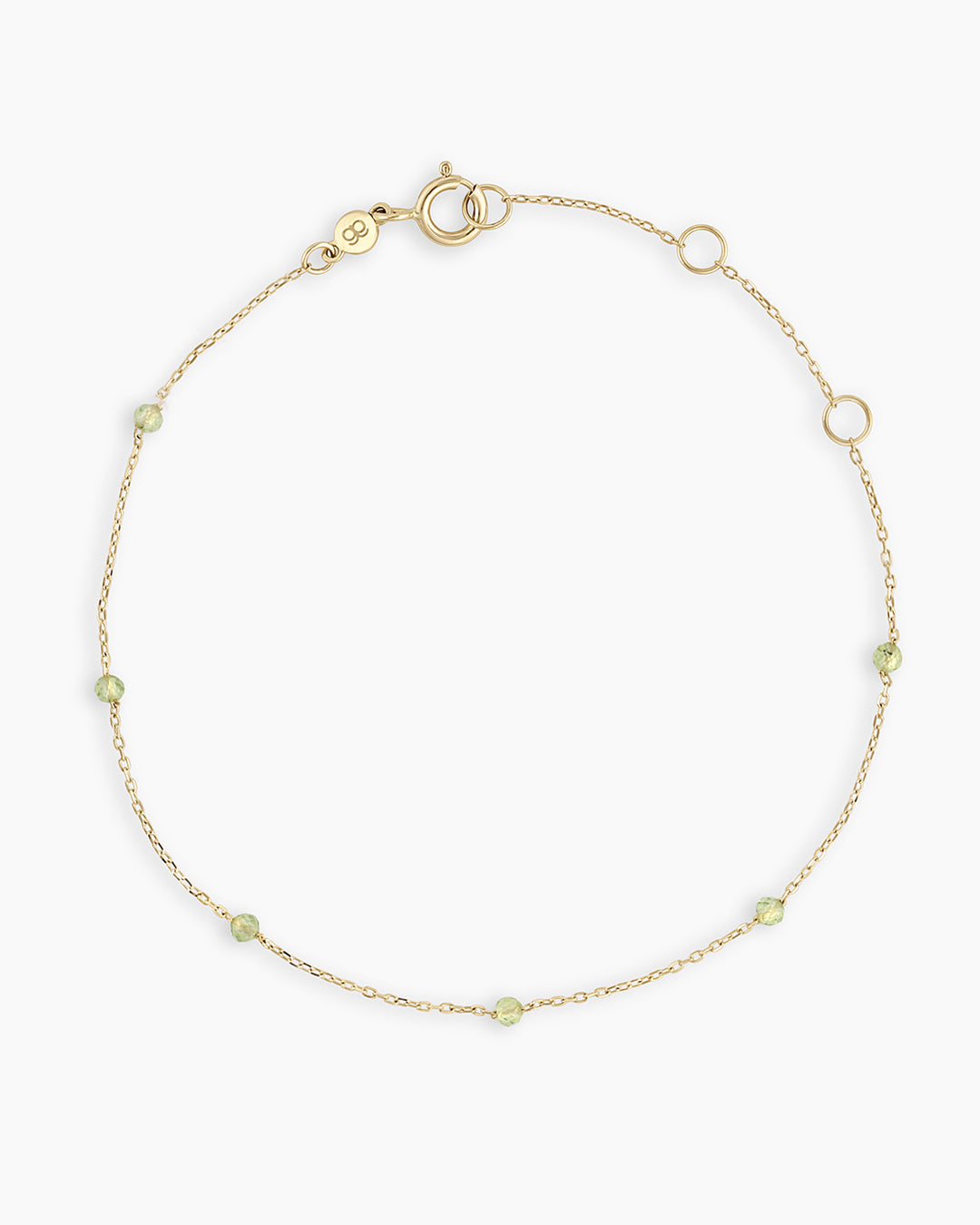 14K Gold Newport Birthstone Bracelet