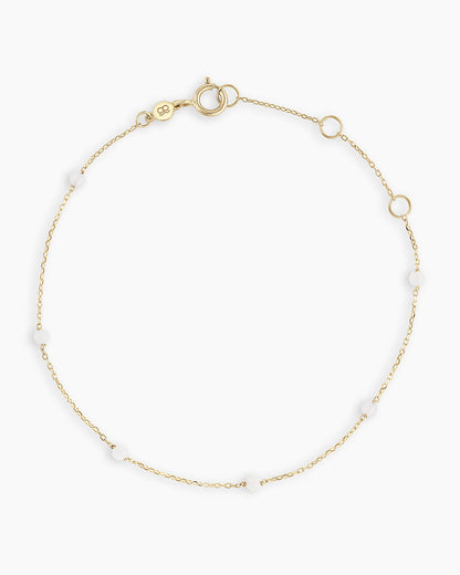 14K Gold Newport Birthstone Bracelet