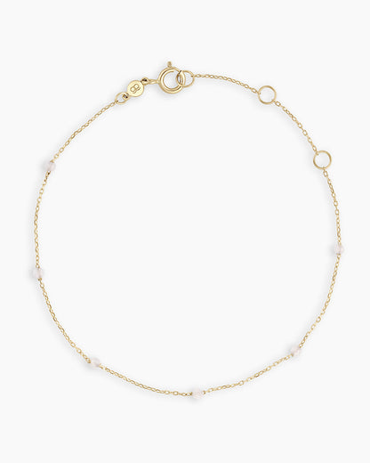 14K Gold Newport Birthstone Bracelet