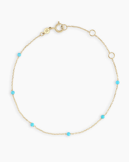 14K Gold Newport Birthstone Bracelet