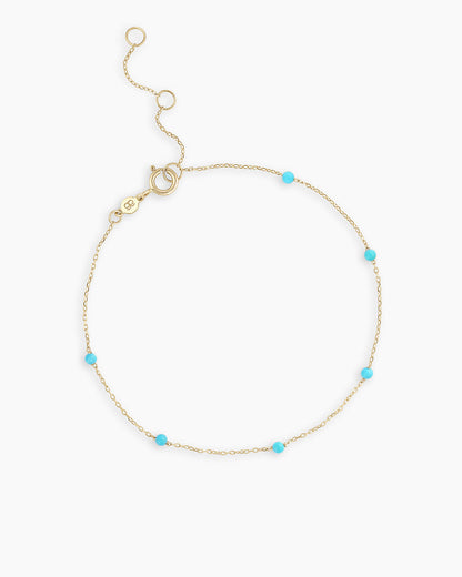 14K Gold Newport Birthstone Bracelet