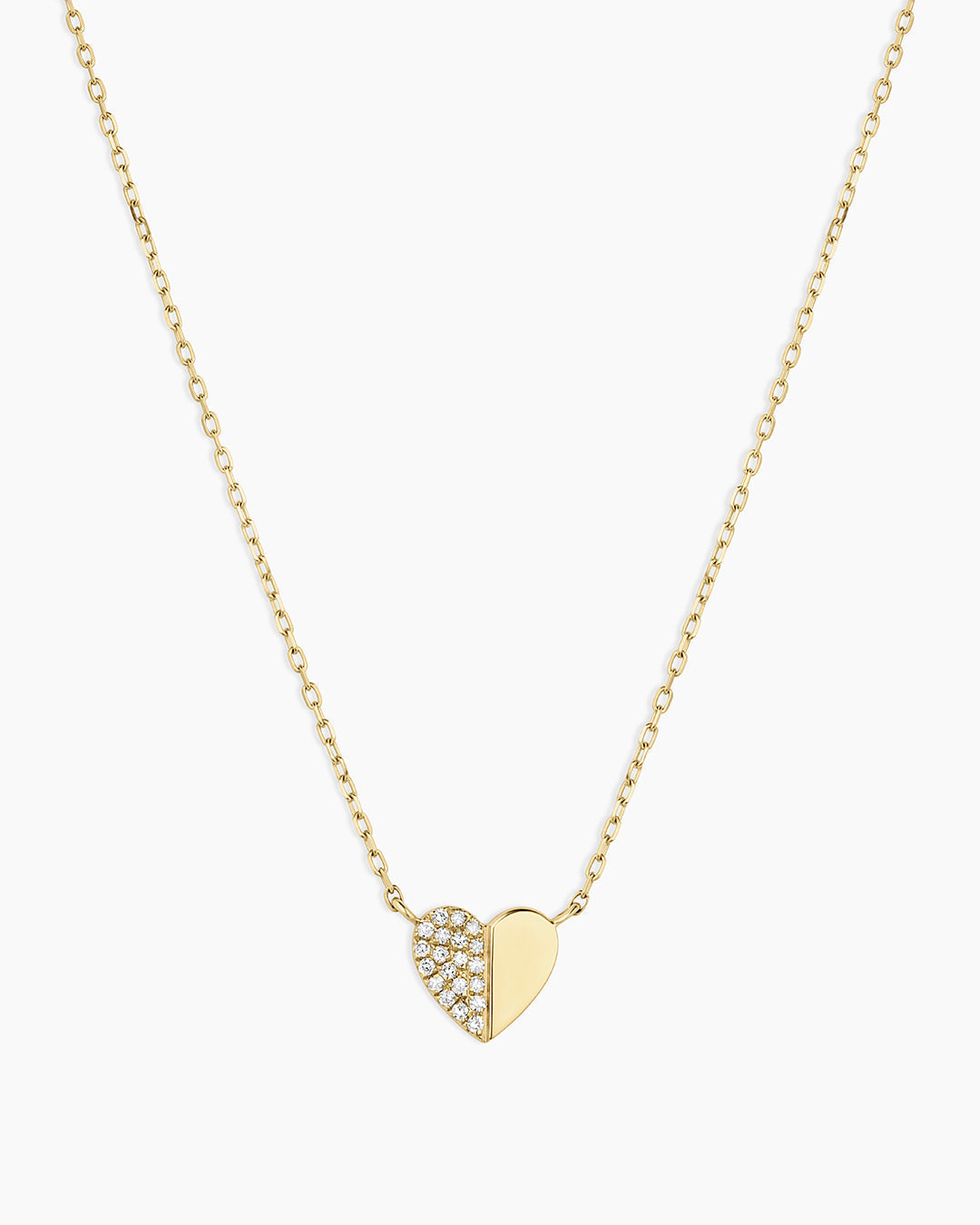 14K Diamond Bond Necklace