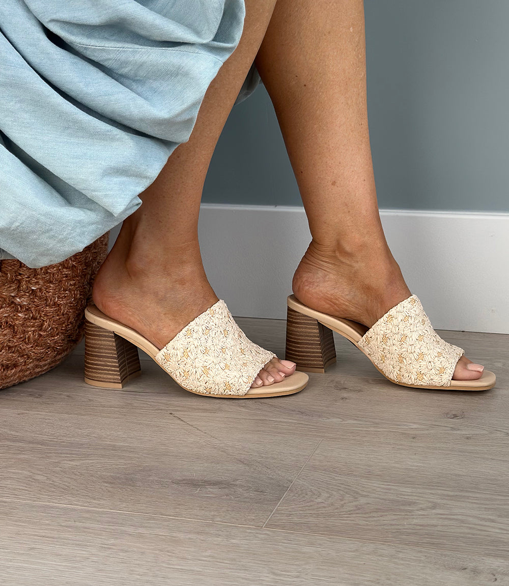 Seychelles Adapt Raffia Heel Sandals