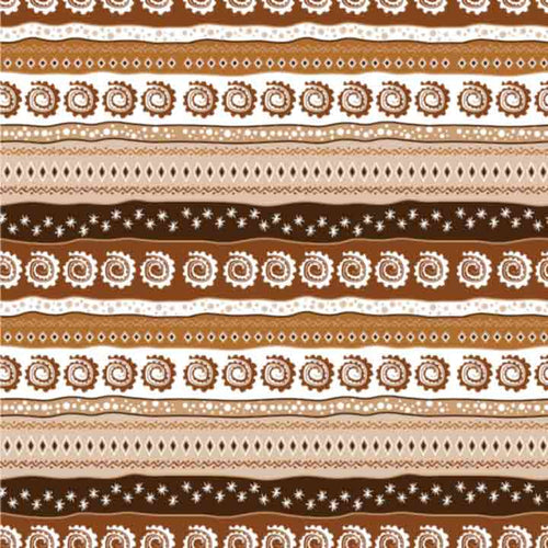 African Pattern - Brown #15 (Sublimation Transfer)
