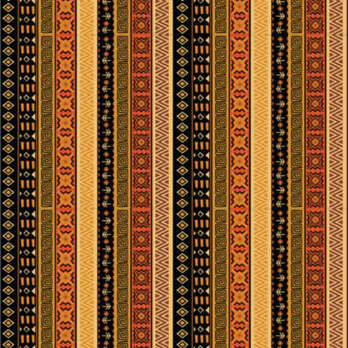 African Pattern - Brown Gold #7 (Sublimation Transfer)