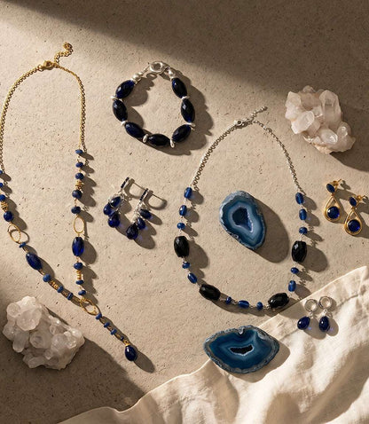 Sapphire Lariat Necklace