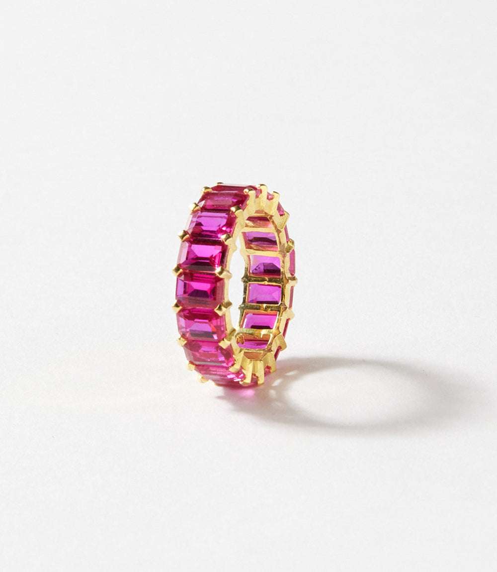 Baguette Gemstone Ring