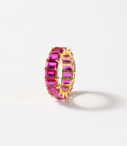 Baguette Gemstone Ring