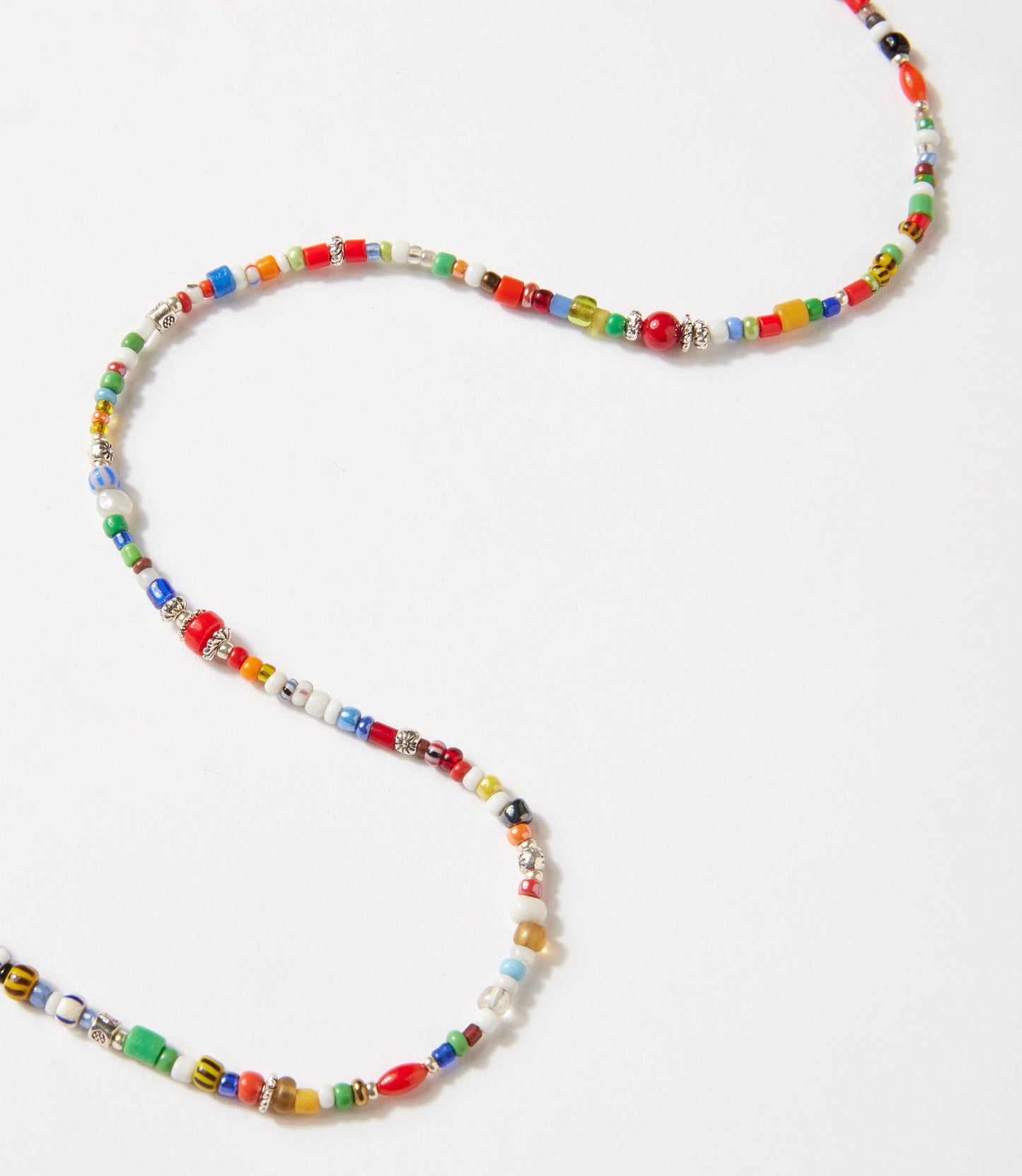 African Trade Beads Necklace