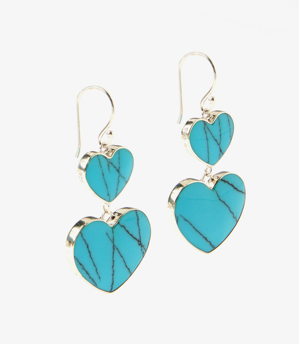 Double Heart Earrings