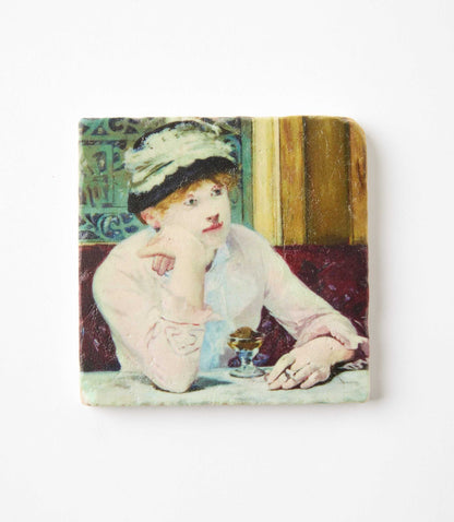 Édouard Manet Marble Coasters, Set Of 4