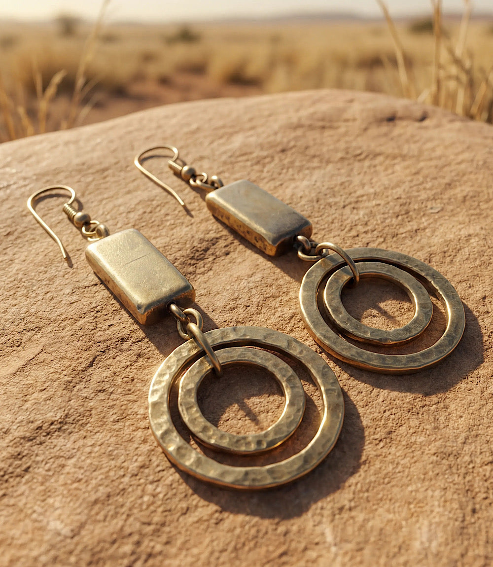 Multi Hoop Drop Earrings