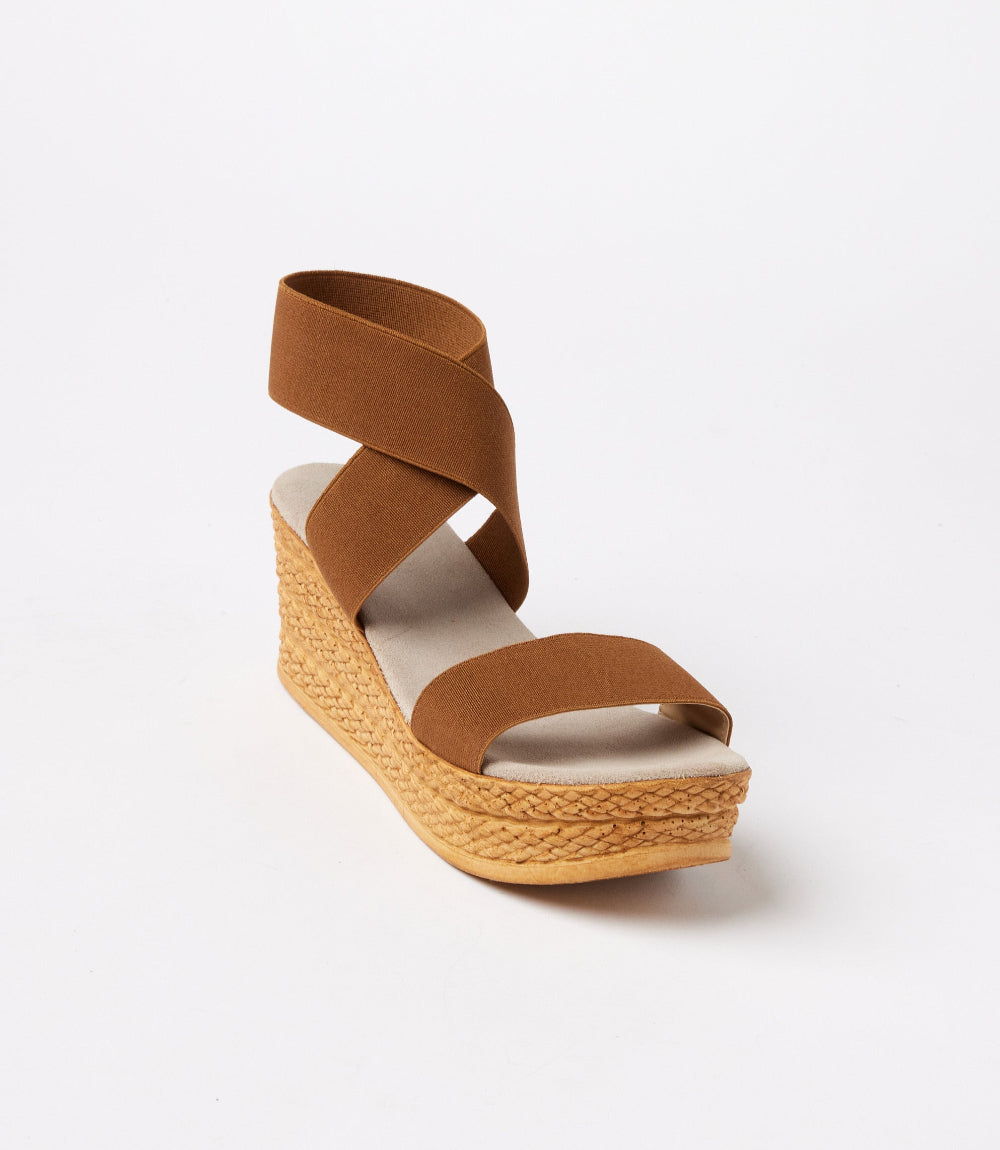 Charleston Shoe Co. Bermuda Strappy Wedge Sandals