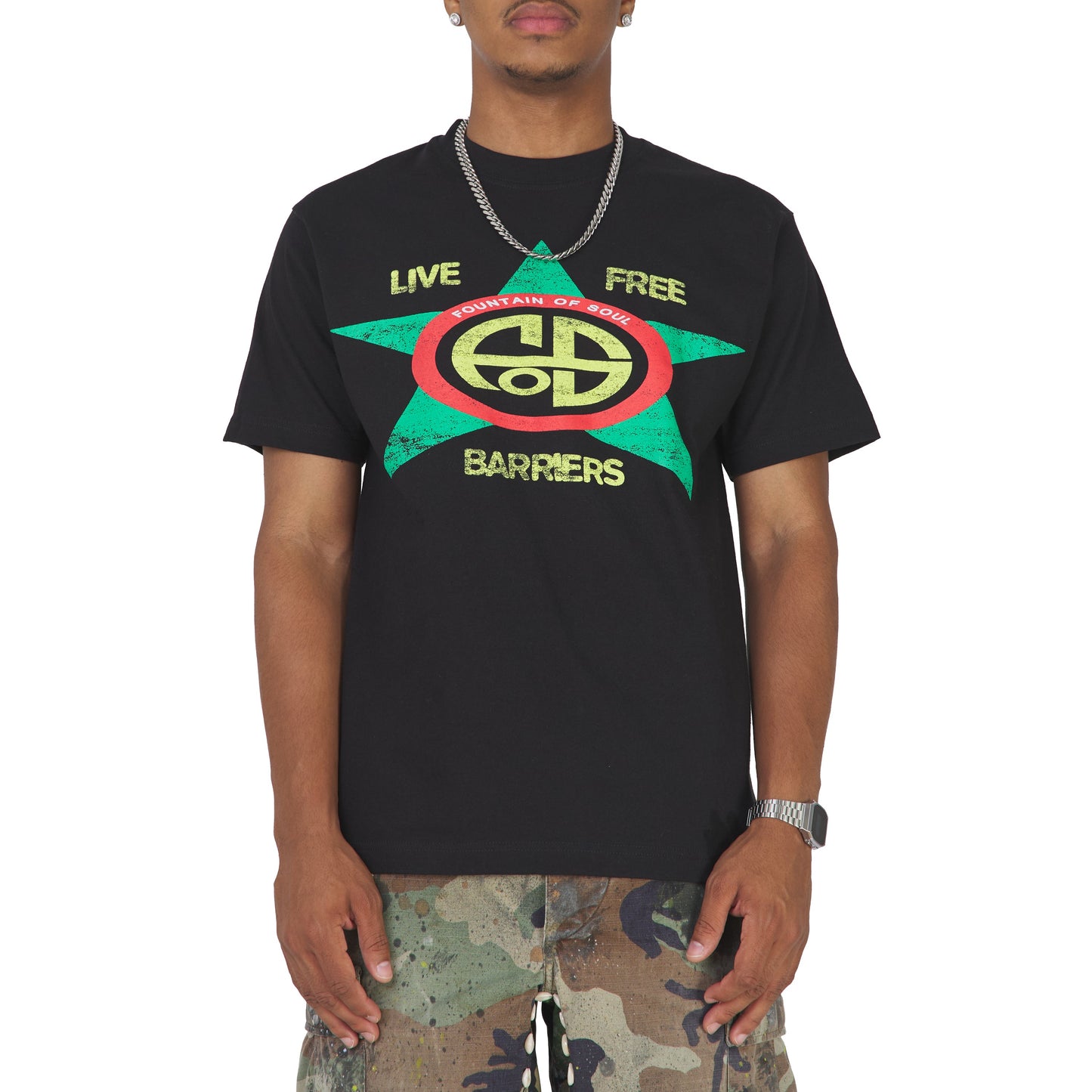 Fountain Of Soul Tee | Black