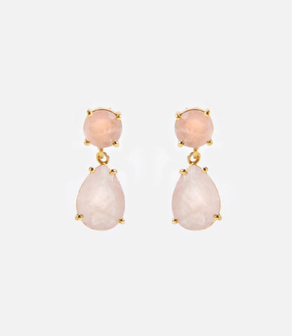 Gemstone Drop Earrings