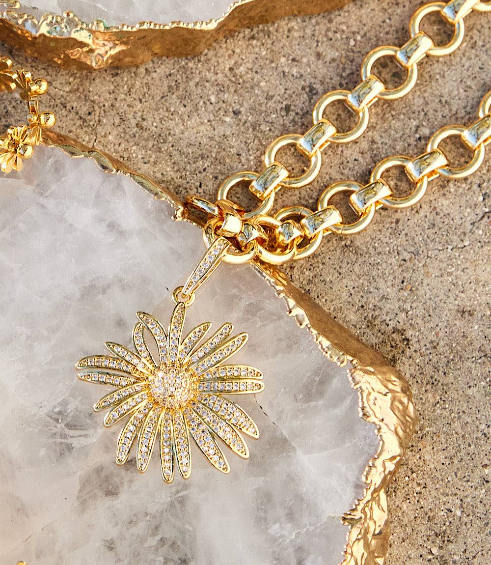Flower Pendant Necklace