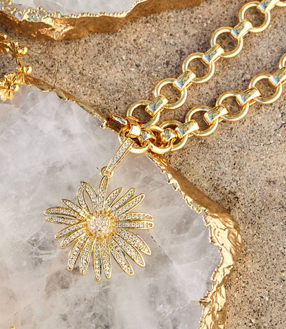 Flower Pendant Necklace