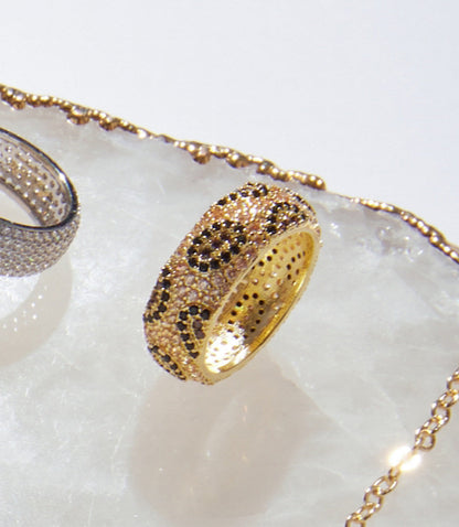 Leopard Crystal Ring