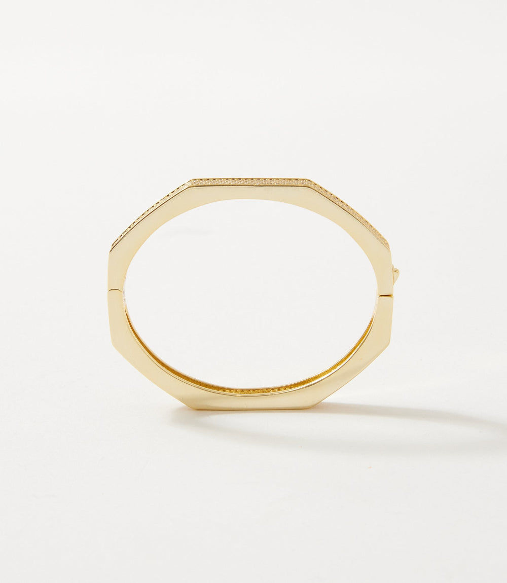 Pavé Crystal Angular Cuff Bracelet