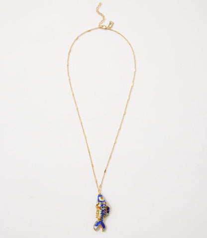 Gone Fishing Pendant Necklace