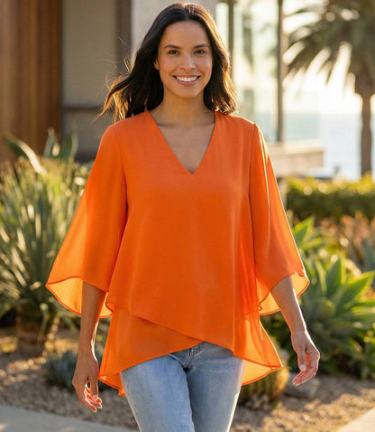 Bracelet Sleeve Asymmetric Top