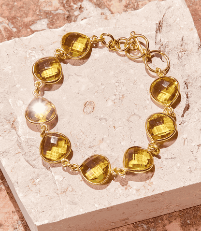 Citrine Quartz Bracelet