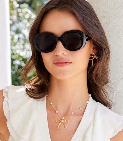 Bow Charm Earrings