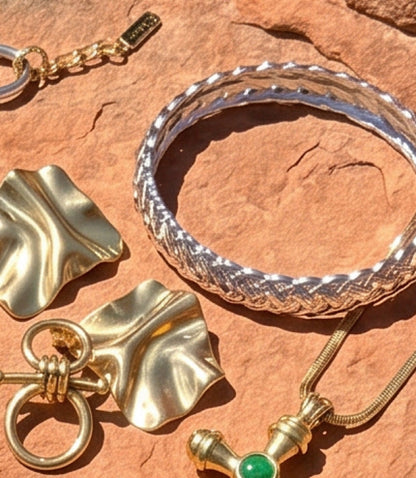 Braided Bangle Bracelet