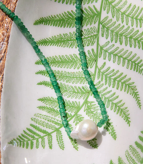 Beaded Pearl Necklace