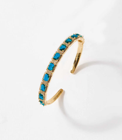 Gemstone Cuff Bracelet