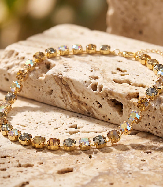 Gemstone Tennis Necklace