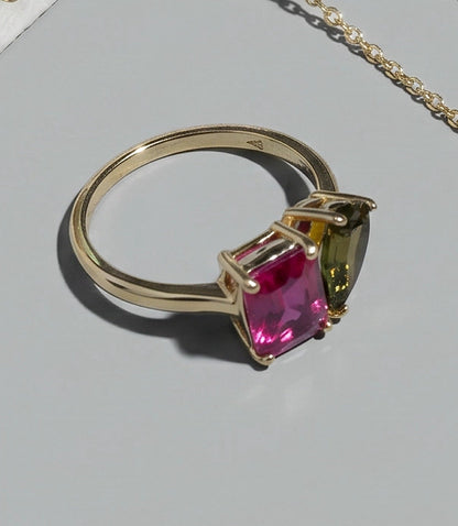 Perfect Pair Gemstone Ring
