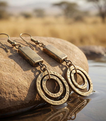 Multi Hoop Drop Earrings