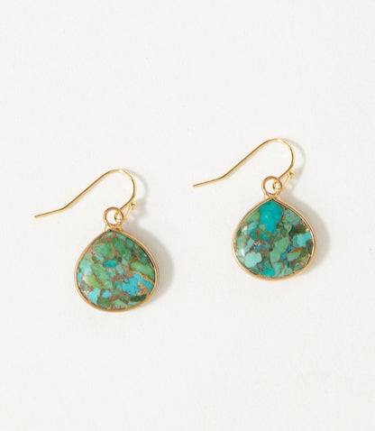 Turquoise Teardrop Earrings