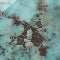 Vintage Turquoise Pendant Silver Feather Necklace
