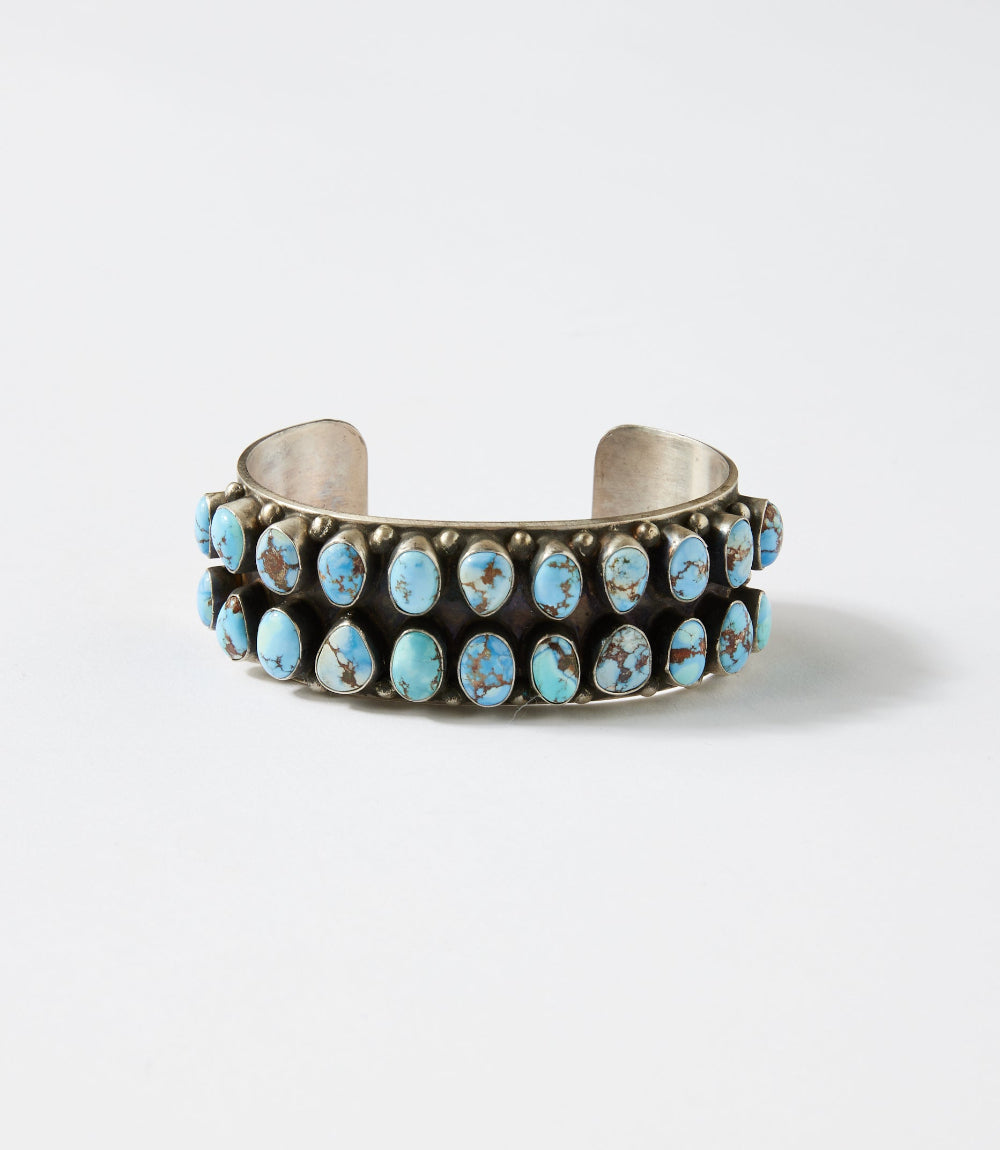 Sterling Silver Golden Hill Turquoise Bracelet