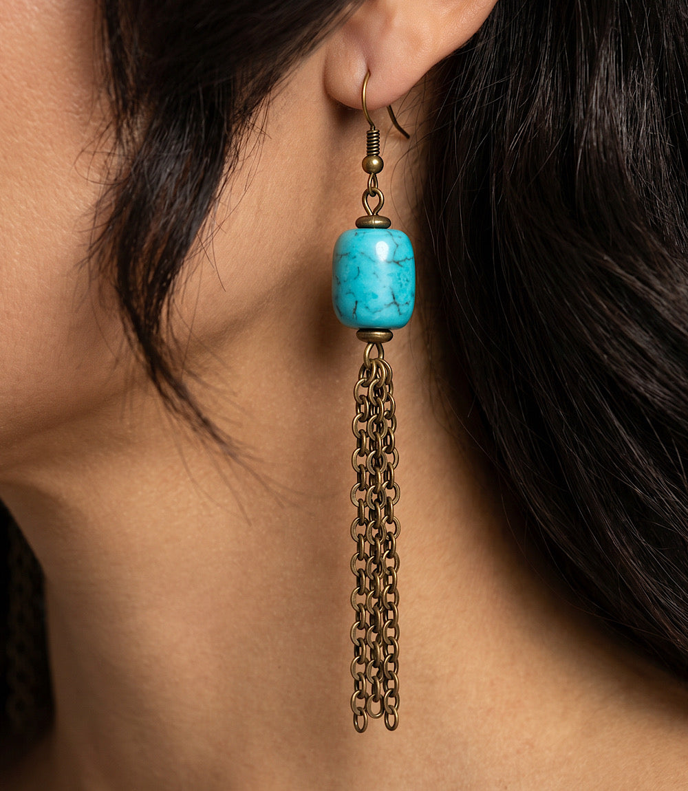 Turquoise Dangling Earrings