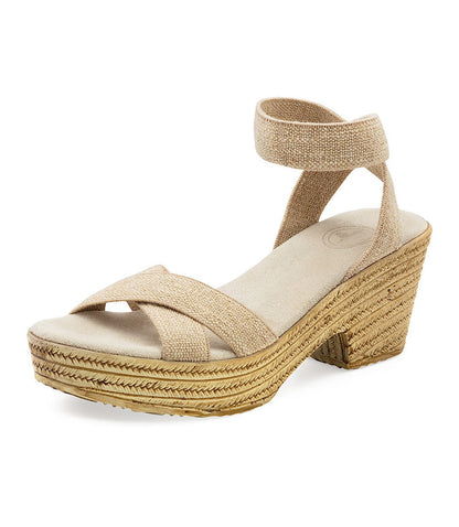 Charleston Shoe Co. Angela Ankle Wrap Sandals