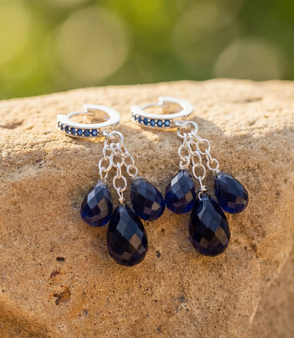 Dangling Huggie Earrings