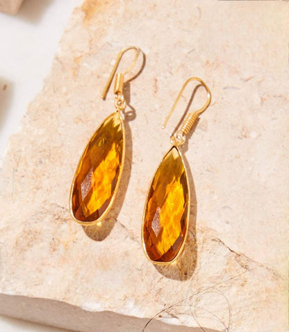 Citrine Quartz Earrings