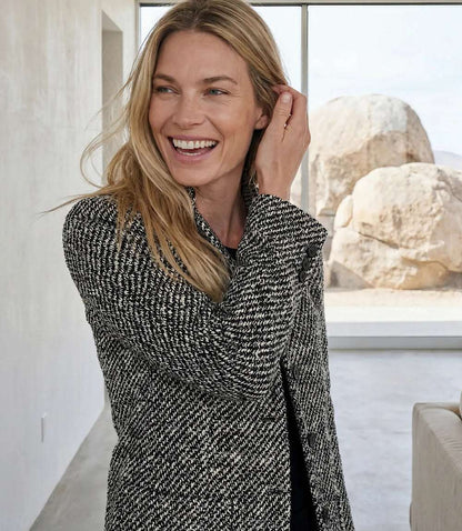 Petite Size Tweed Blazer