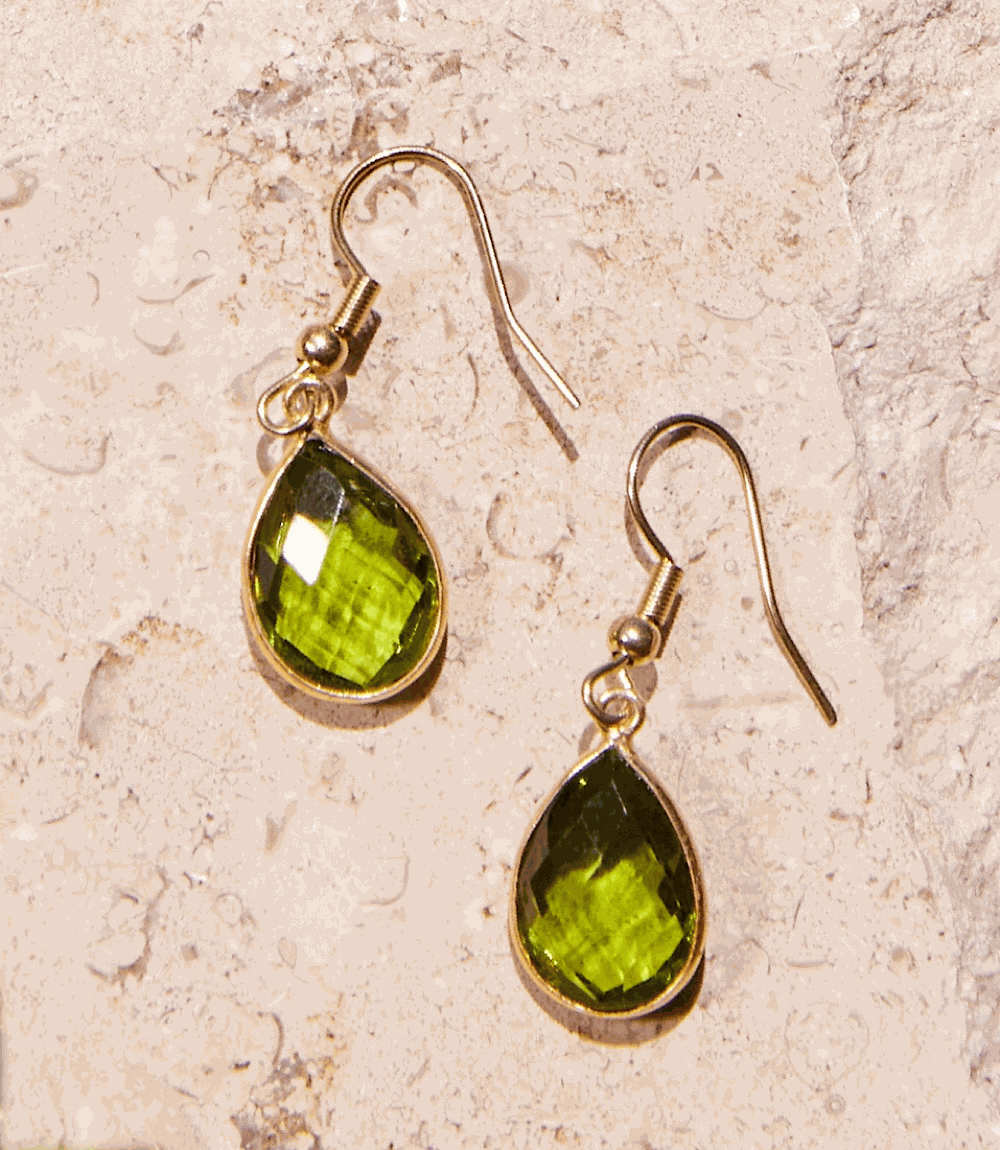 Peridot Gemstone Earrings
