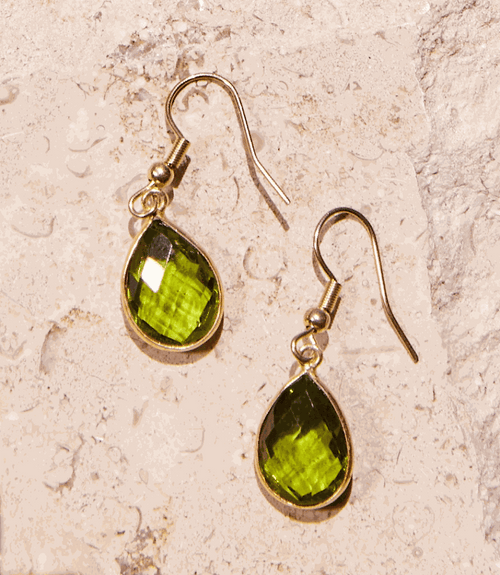 Peridot Gemstone Earrings