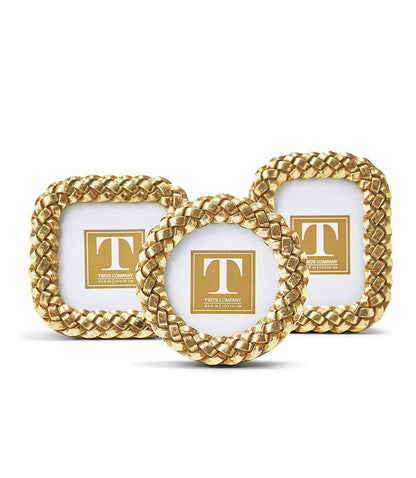 Braided Picture Frames, Set Of 3