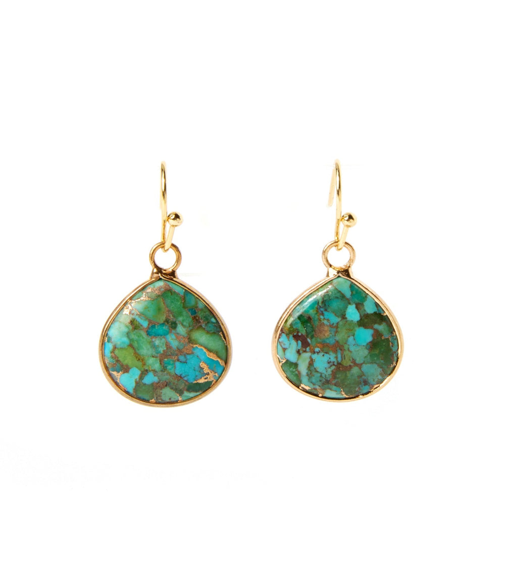 Turquoise Teardrop Earrings